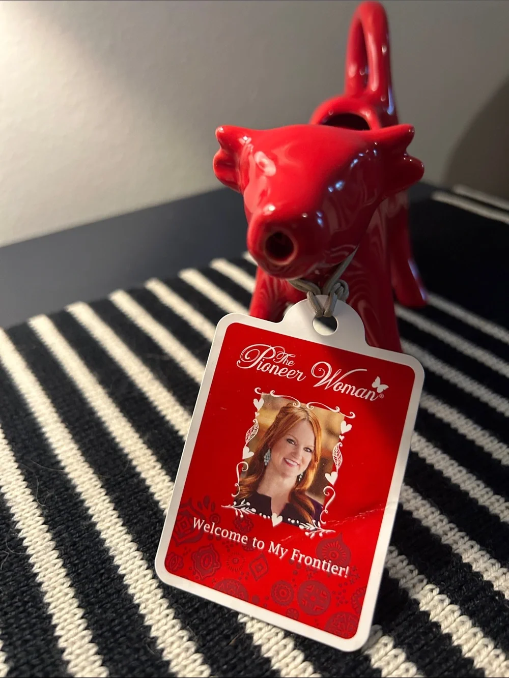 The Pioneer Woman Flea Market Red Cow Creamer